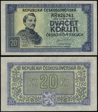 20 koron (1945), seria KR, numeracja 826761, pię