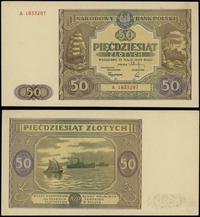 50 złotych 15.05.1946, seria A, numeracja 183329
