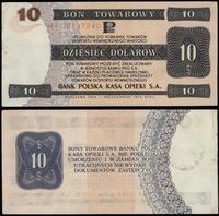 bon na 10 dolarów 1.10.1979, seria HF, numeracja
