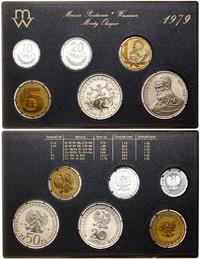 Polska, zestaw rocznikowy monet obiegowych - prooflike, 1979
