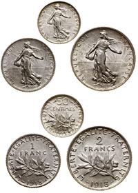 zestaw 2 monet, Paryż, w zestawie: 1 frank 1918 
