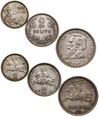 lot 3 monet, 1 lit 1925, 2 lity 1925 oraz 5 litó