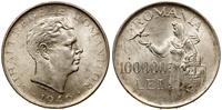 100.000 lei 1946, Bukareszt, srebro próby '700',