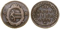 1 krajcar 1783, Salzburg, Probszt 2548, Zöttl 33