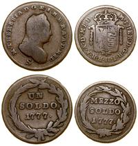 Włochy, lot: 1 soldo i 1/2 soldo (mezzo soldo), 1777