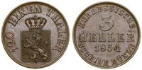 Niemcy, 3 halerze, 1854