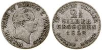Niemcy, 2 1/2 grosza, 1852 A