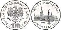 100 złotych 1975, Warszawa, Zamek Królewski-PRÓB