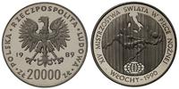 20.000 złotych 1989, Warszawa, PRÓBA - NIKIEL XI