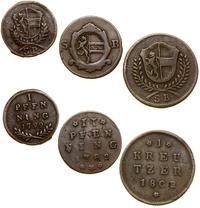 zestaw 3 monet, Salzburg, w zestawie: 1 fenig 17