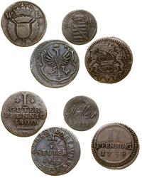zestaw 4 monet, w zestawie: 1/4 stübera 1754, We