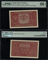 1 marka polska 23.08.1919, seria I-CL, numeracja