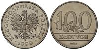 100 złotych 1990, Warszawa, PRÓBA - NIKIEL 100 z