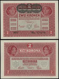 2 korony 1.03.1917, seria 1677, numeracja 476058