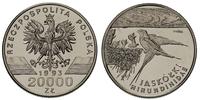 20.000 złotych 1993, Warszawa, PRÓBA - NIKIEL Ja