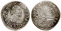 3 krajcary 1628, Graz, małe popiersie władcy, He