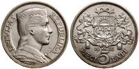 5 łatów 1931, Londyn, srebro próby 835, 24.98 g,