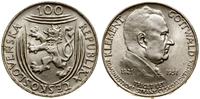 100 koron 1951, Kremnica, Klement Gottwald, sreb