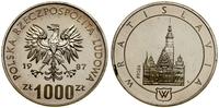 1000 złotych 1987, Warszawa, Miasto Wrocław - WR
