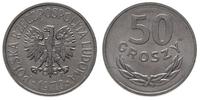 50 groszy 1970, Warszawa, aluminium, piękne, Par