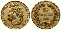 Francja, 20 franków, 1834 A