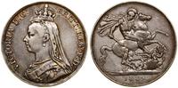 Wielka Brytania, 1 korona, 1889