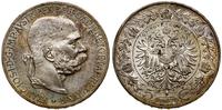 5 koron 1907, Wiedeń, srebro, 23.97 g, szlachetn