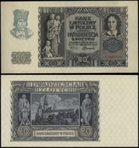 20 złotych 1.03.1940, seria A, numeracja 0283104