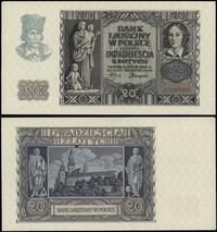 20 złotych 1.03.1940, seria A, numeracja 0283056