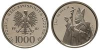 1.000 złotych 1987, Warszawa, PRÓBA-NIKIEL Jan P