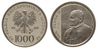 1.000 złotych 1989, Warszawa, PRÓBA-NIKIEL Jan P