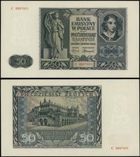 50 złotych 1.08.1941, seria C, numeracja 9897401