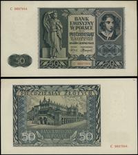 50 złotych 1.08.1941, seria C, numeracja 9897944