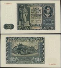 50 złotych 1.08.1941, seria C, numeracja 9897943