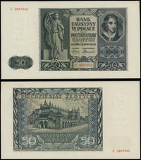 50 złotych 1.08.1941, seria C, numeracja 9897942