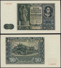 50 złotych 1.08.1941, seria C, numeracja 9897937