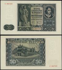 50 złotych 1.08.1941, seria C, numeracja 9897930