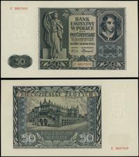 50 złotych 1.08.1941, seria C, numeracja 9897929
