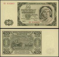 50 złotych 1.07.1948, seria EC, numeracja 816366