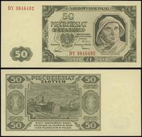 50 złotych 1.07.1948, seria DY, numeracja 984640