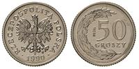 50 groszy 1990, Warszawa, PRÓBA-NIKIEL, Parchimo