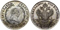 20 krajcarów 1820 A, Wiedeń, piękna moneta w pla