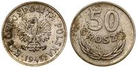 50 groszy 1949, Kremnica, miedzionikiel, miejsco