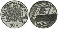 10 złotych 2001, Warszawa, Rok 2001, srebro 14.1