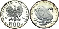 500 złotych 1984, Warszawa, Łabędź, srebro, mone