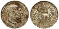 1 korona 1913, Wiedeń, patyna, Herinek 803