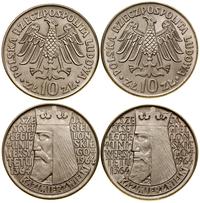 Polska, zestaw 2 x 10 złotych, 1964