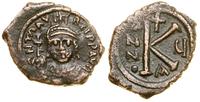 Bizancjum, 1/2 follis, 586–587 (5 rok panowania)