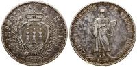 5 lirów 1898 R, Rzym, srebro próby 900, patyna, 