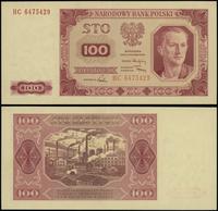 100 złotych 1.07.1948, seria HC, numeracja 64754